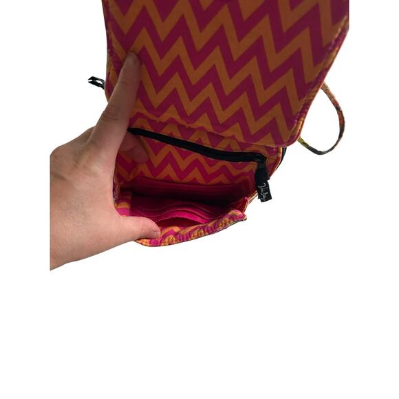 Vera‎ Bradley Quilted Crossbody Bag Floral Paisley Print Mini Hipster - Picture 3 of 9